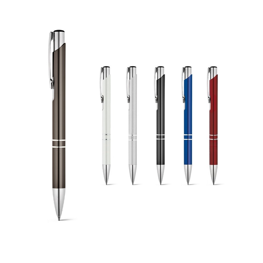 BETA BK. Aluminium-Kugelschreiber mit Clip