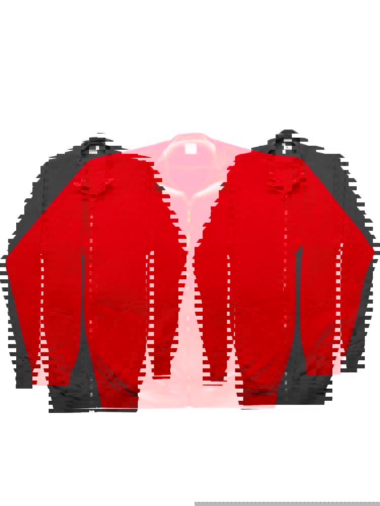 BS Explorer Pullover mit durchgehendem Reißverschluss, 280 gr/m² - Rot (PMS 186c)