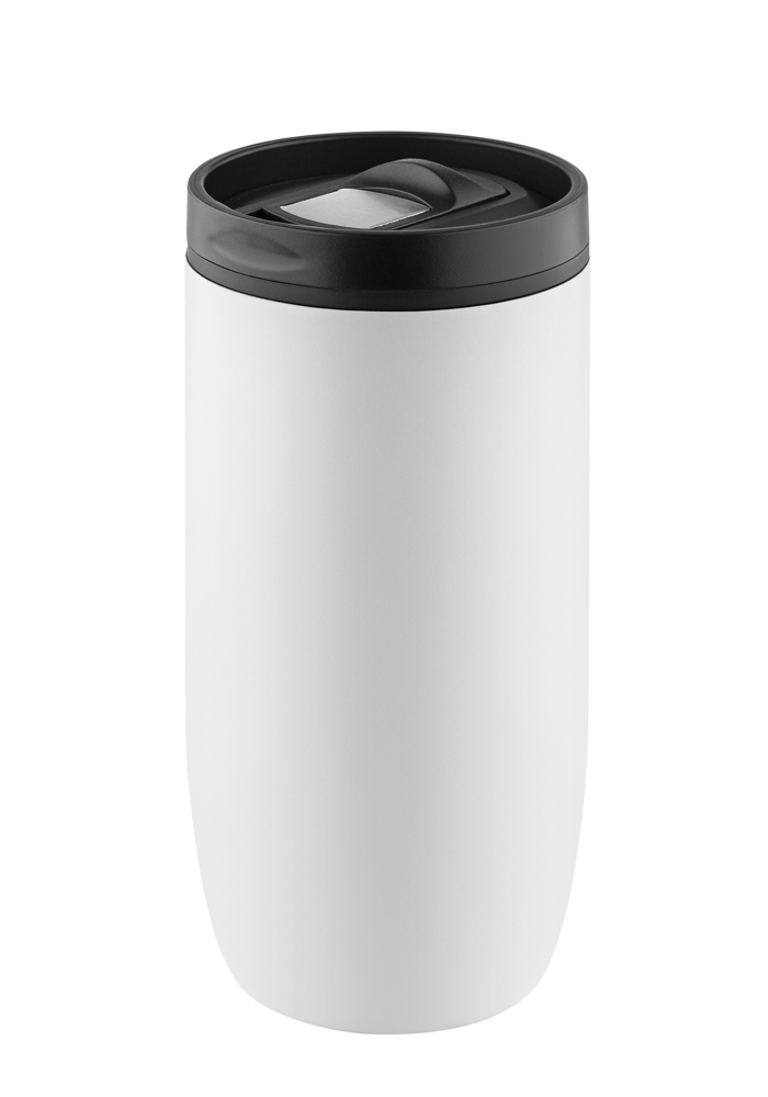 Metmaxx® Thermobecher "Crema Extensa SafeSlide" - weiss