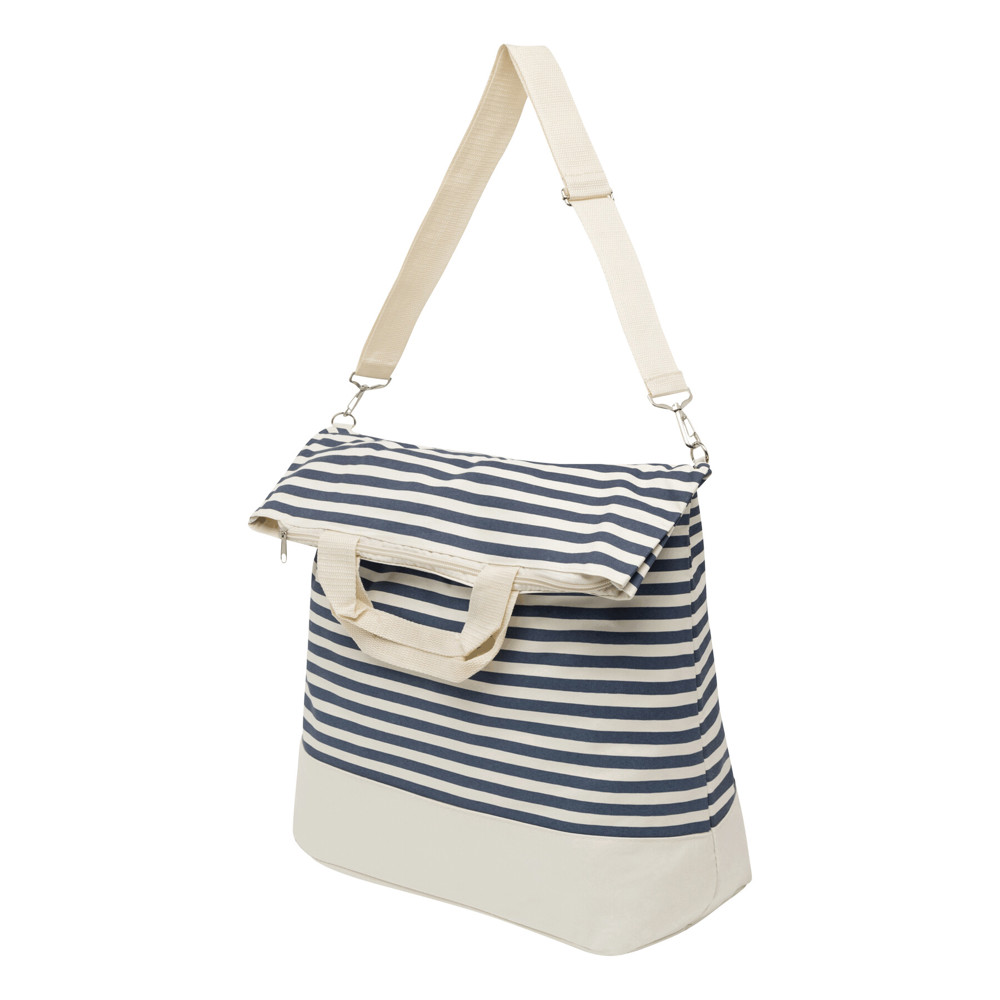 JUIST - Strandtasche - beige, blau