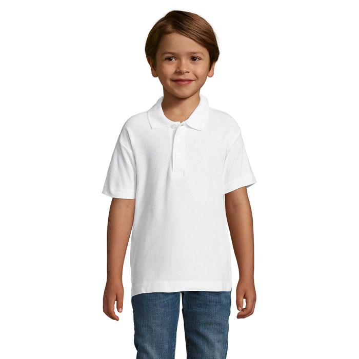 SUMMER II KIDS - SUMMER II KIDS Polo 170g - White