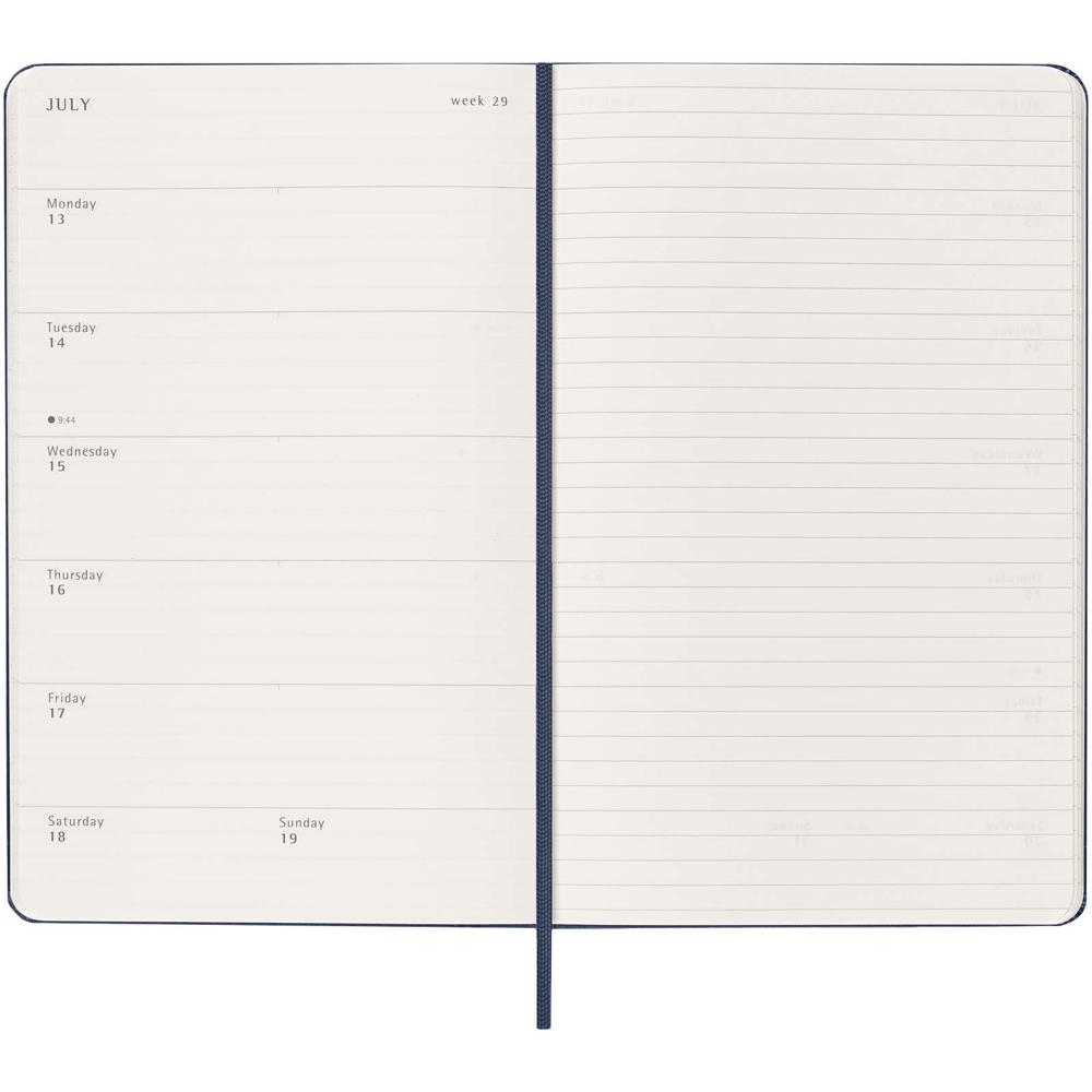 Moleskine Hardcover 12 Monate Wochenkalender L