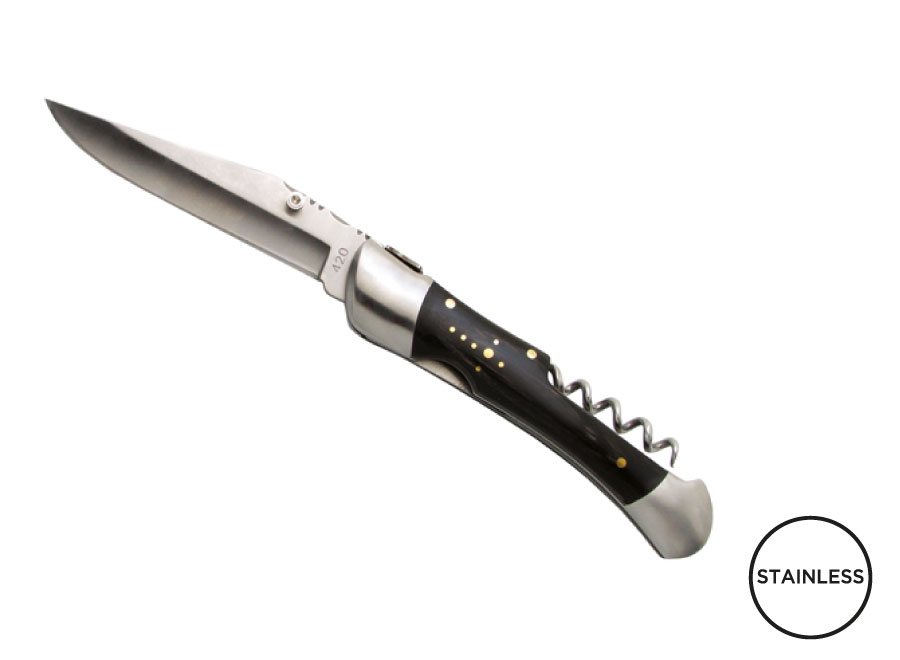 Taschenmesser 'Tradition Nature', Korkenzieher, Staminaholz