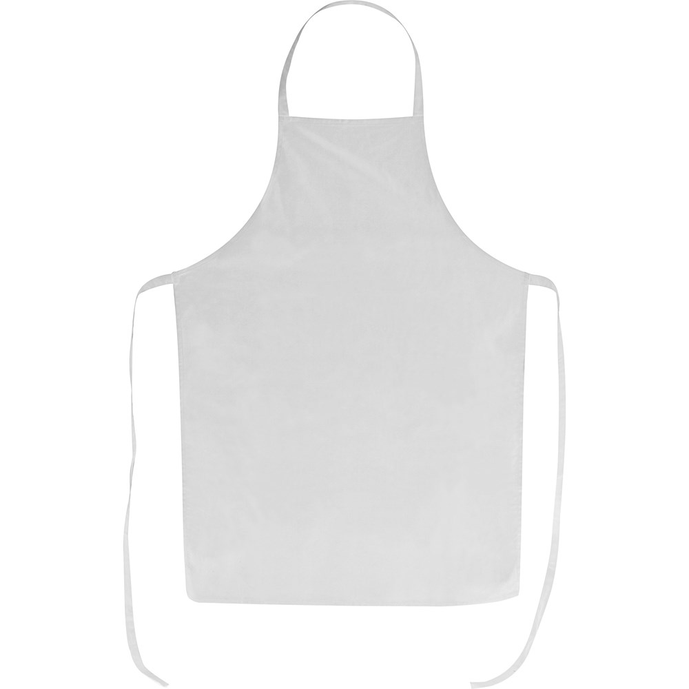 Schürze aus Baumwolle MELODY - weiß