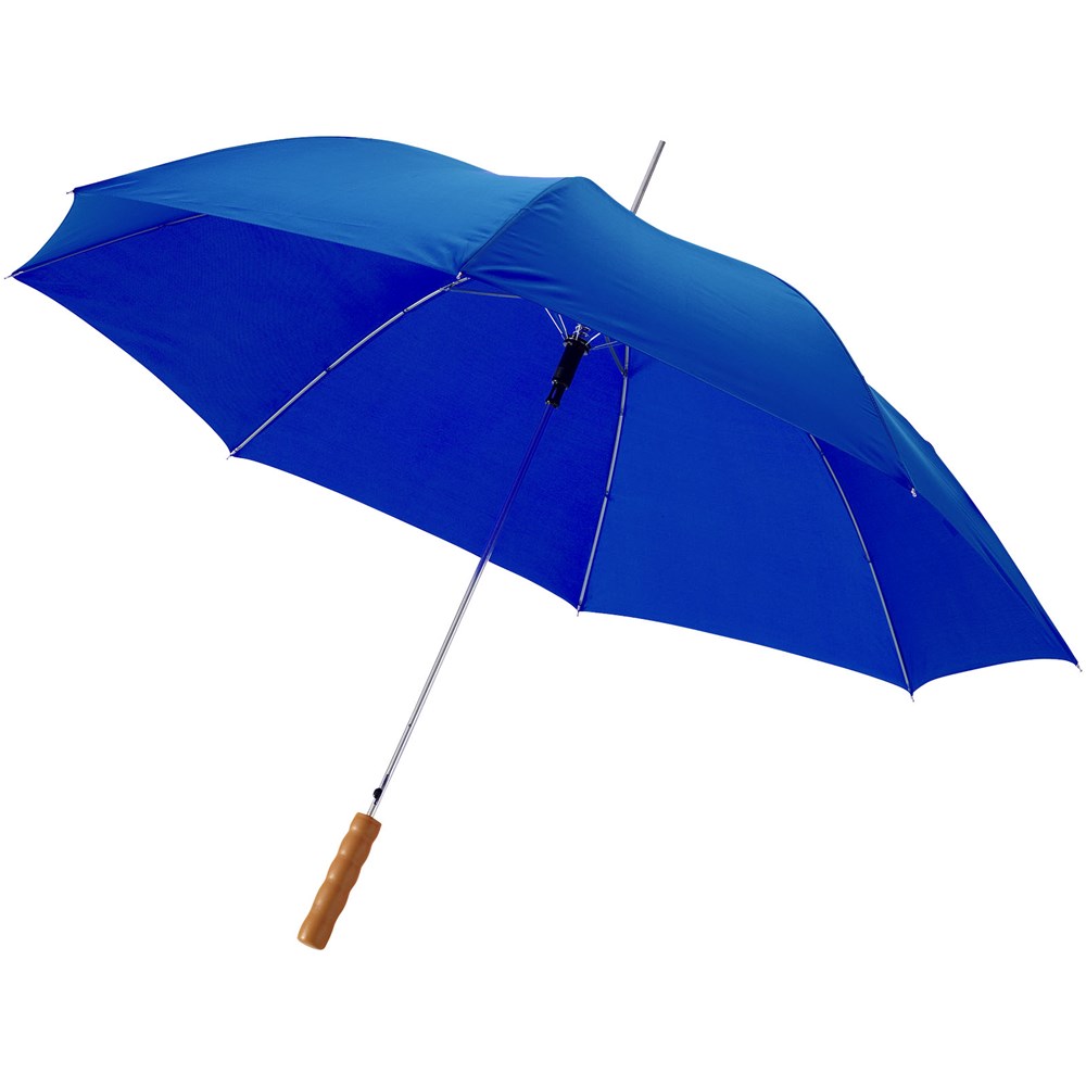 Lisa 23" Automatikregenschirm mit Holzgriff - royalblau