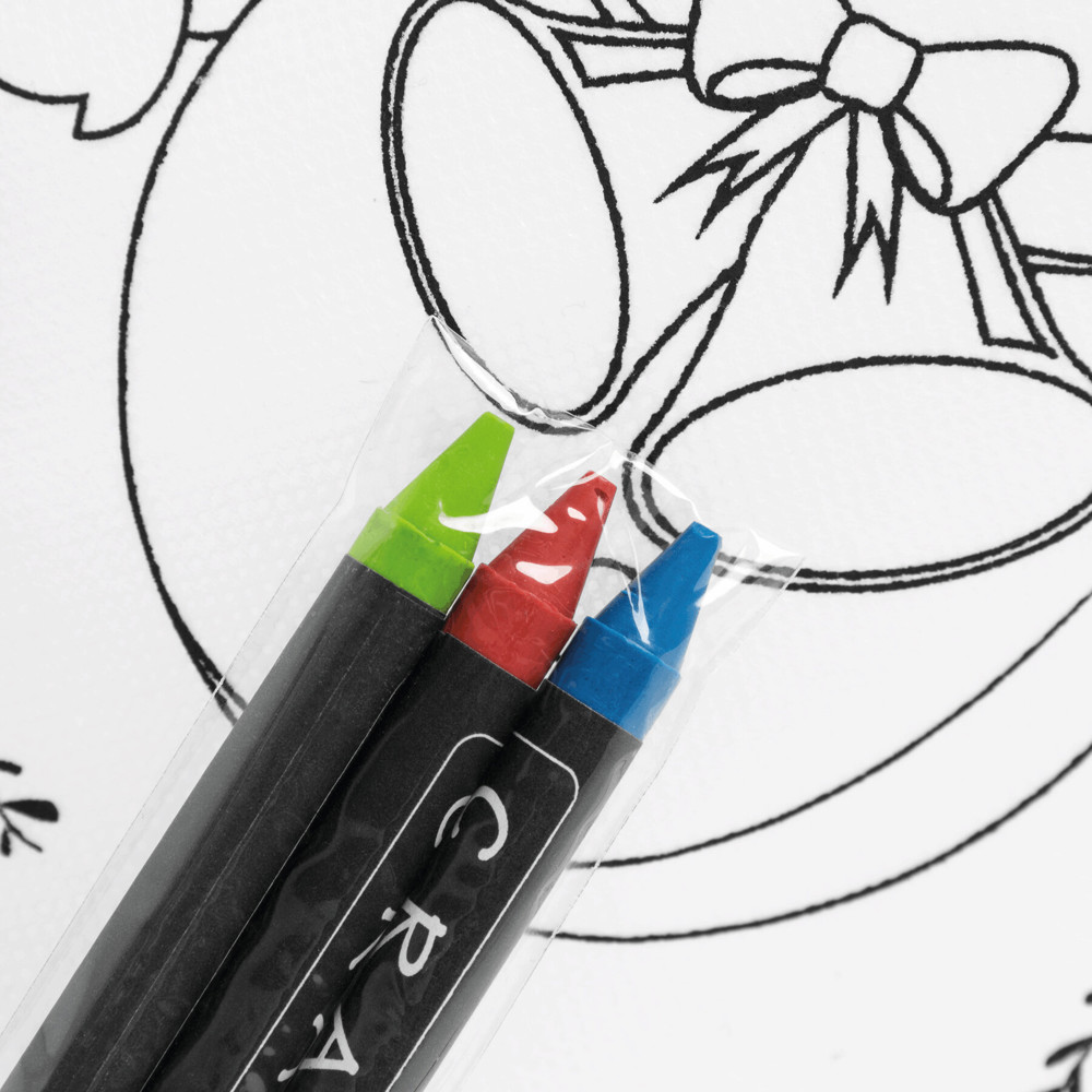 COLOURFUL SNOWMAN - Bemalbarer Turnbeutel