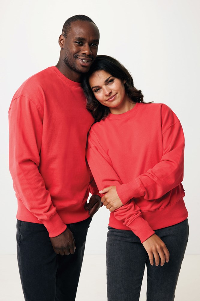 IQONIQ Kruger Relax-Rundhals-Sweater aus recycelt. Baumwolle IQONIQ Kruger Relax-Rundhals-Sweater aus recycelt. Baumwolle