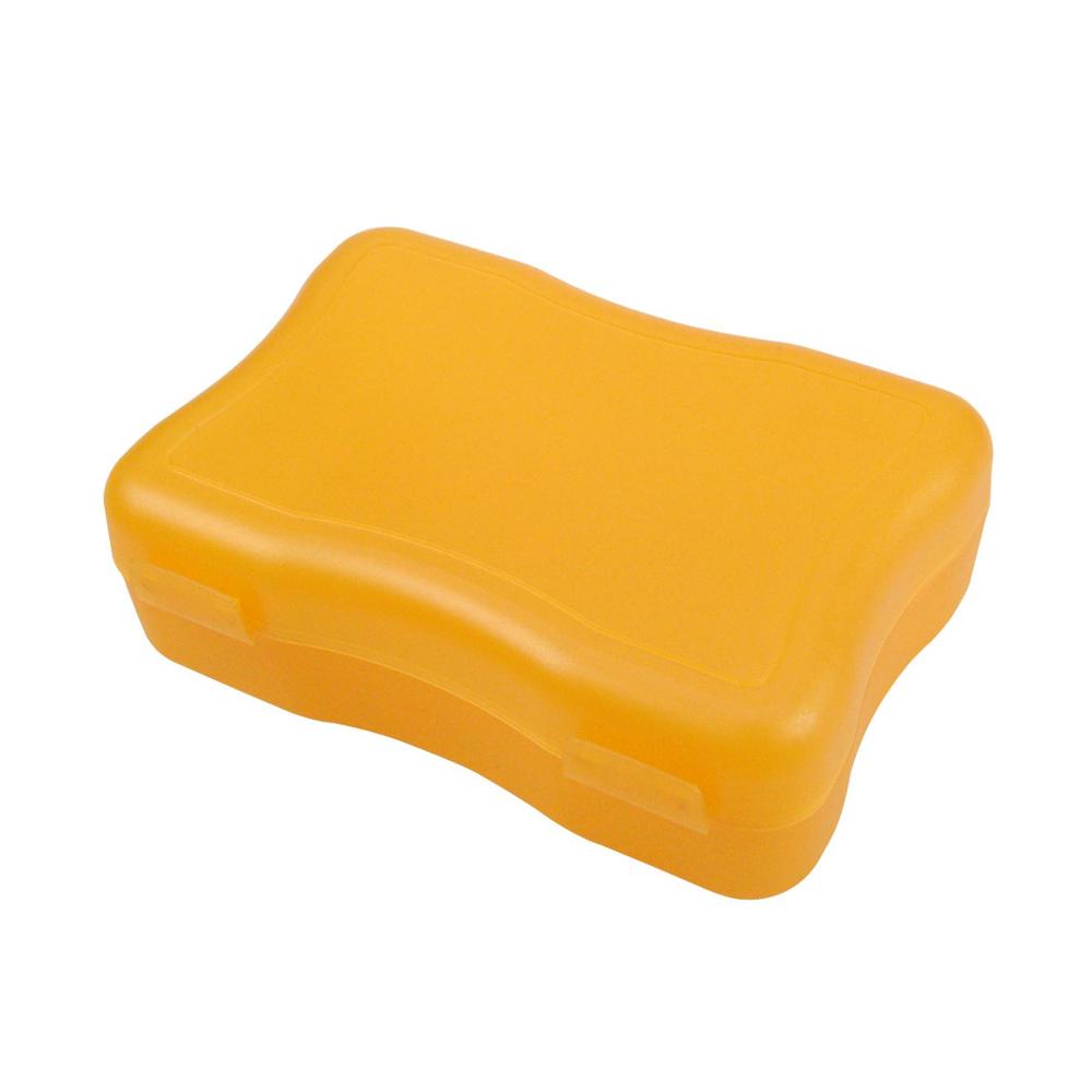 Brotzeitdose "Wave", mittel - trend-orange PP