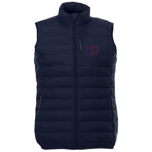 Pallas GRS recycelter wattierter Bodywarmer für Damen
