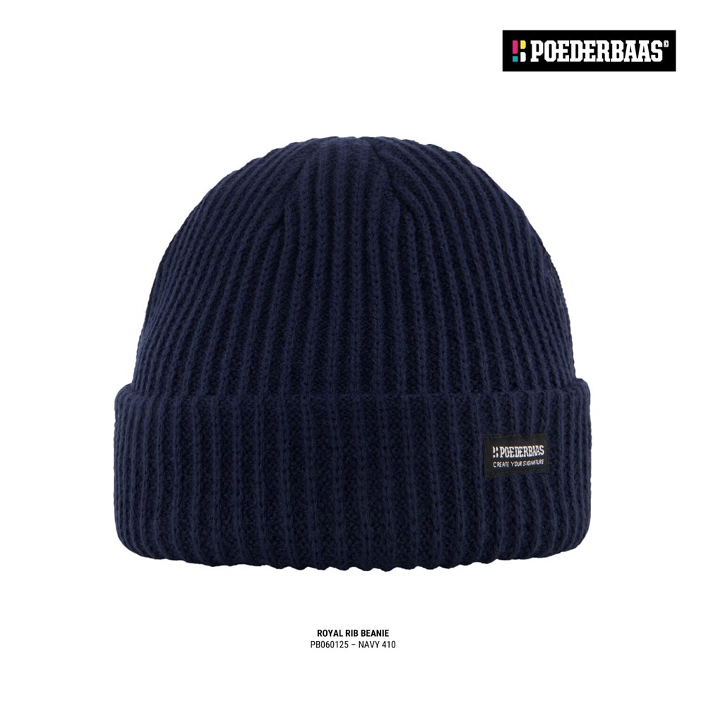 Poederbaas Royal Rib Beanie