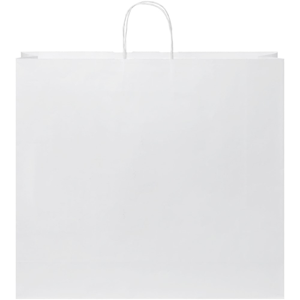 Kraftpapiertasche 90-100 g/m² mit gedrehten Griffen – 49,5 × 14 × 44 cm