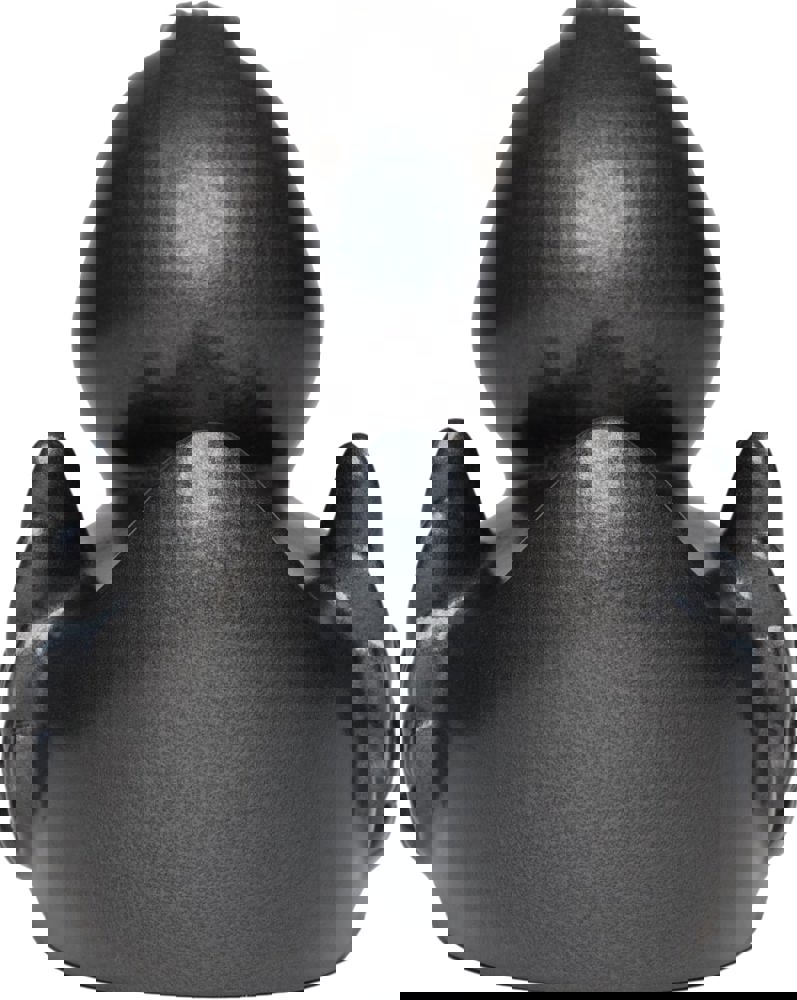 Quietsche-Ente, anthrazit, 7,5 cm