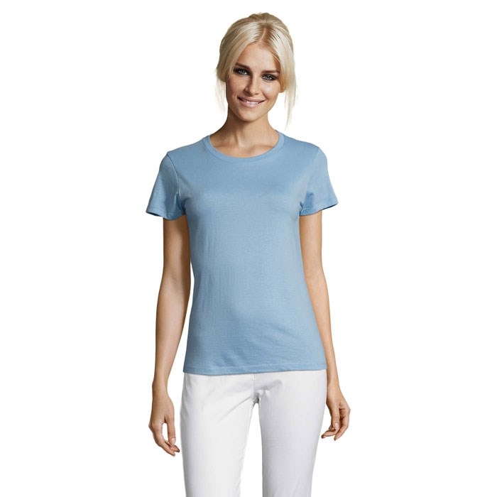 REGENT WOMEN - REGENT DAMENT-SHIRT 150g - Sky Blue