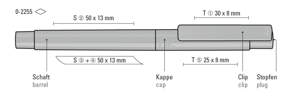 RECYCLED PET PEN PRO LIQEO, neongrün