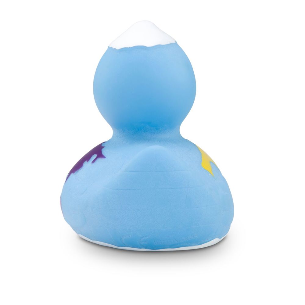 Werbeente Erna Erdkugel