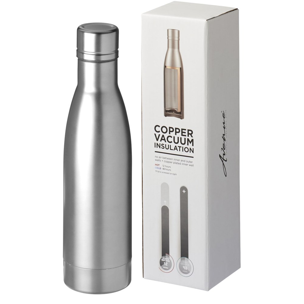 Vasa 500 ml Kupfer-Vakuum Isolierflasche - silber