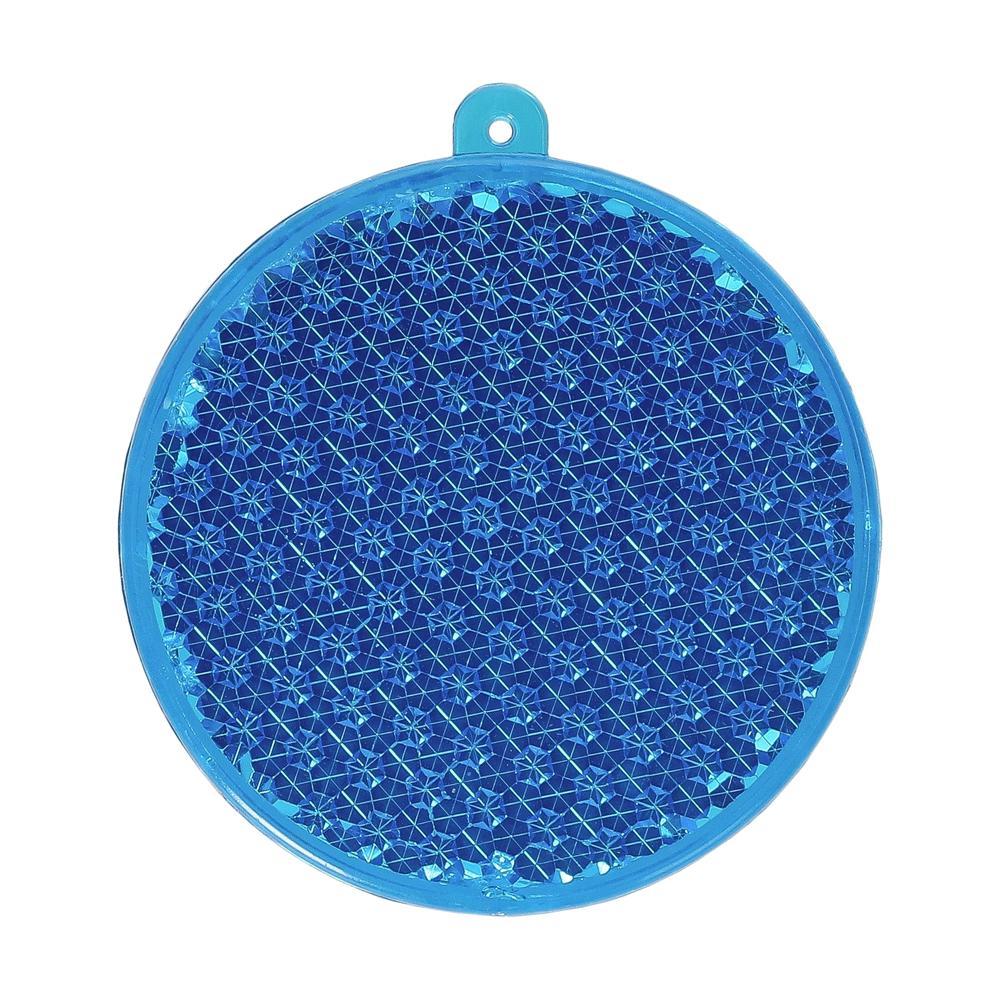 Reflektor "Rund" - transparent-blau