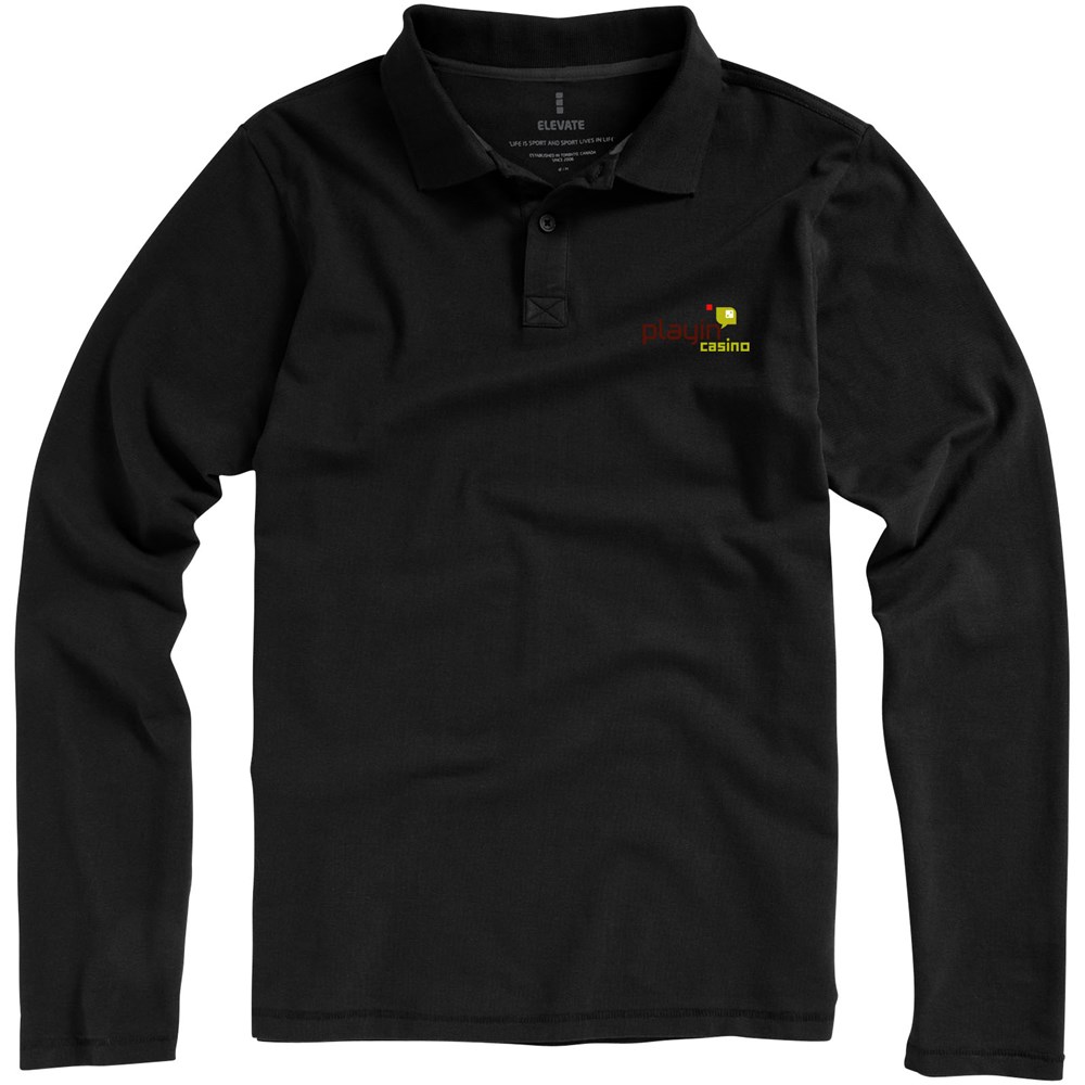 Oakville Langarm Poloshirt für Herren