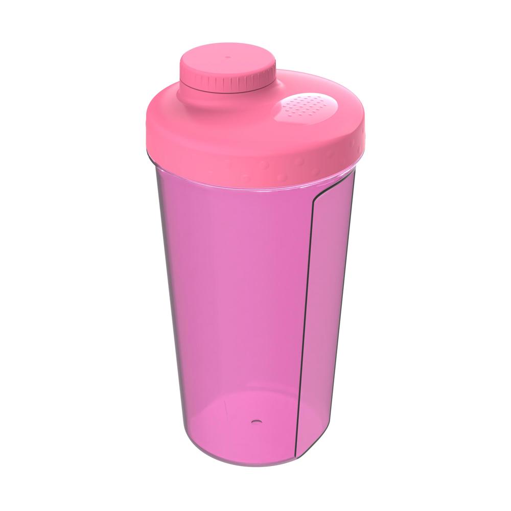 Shaker "Energy", 0,60 l - transparent-pink/pink
