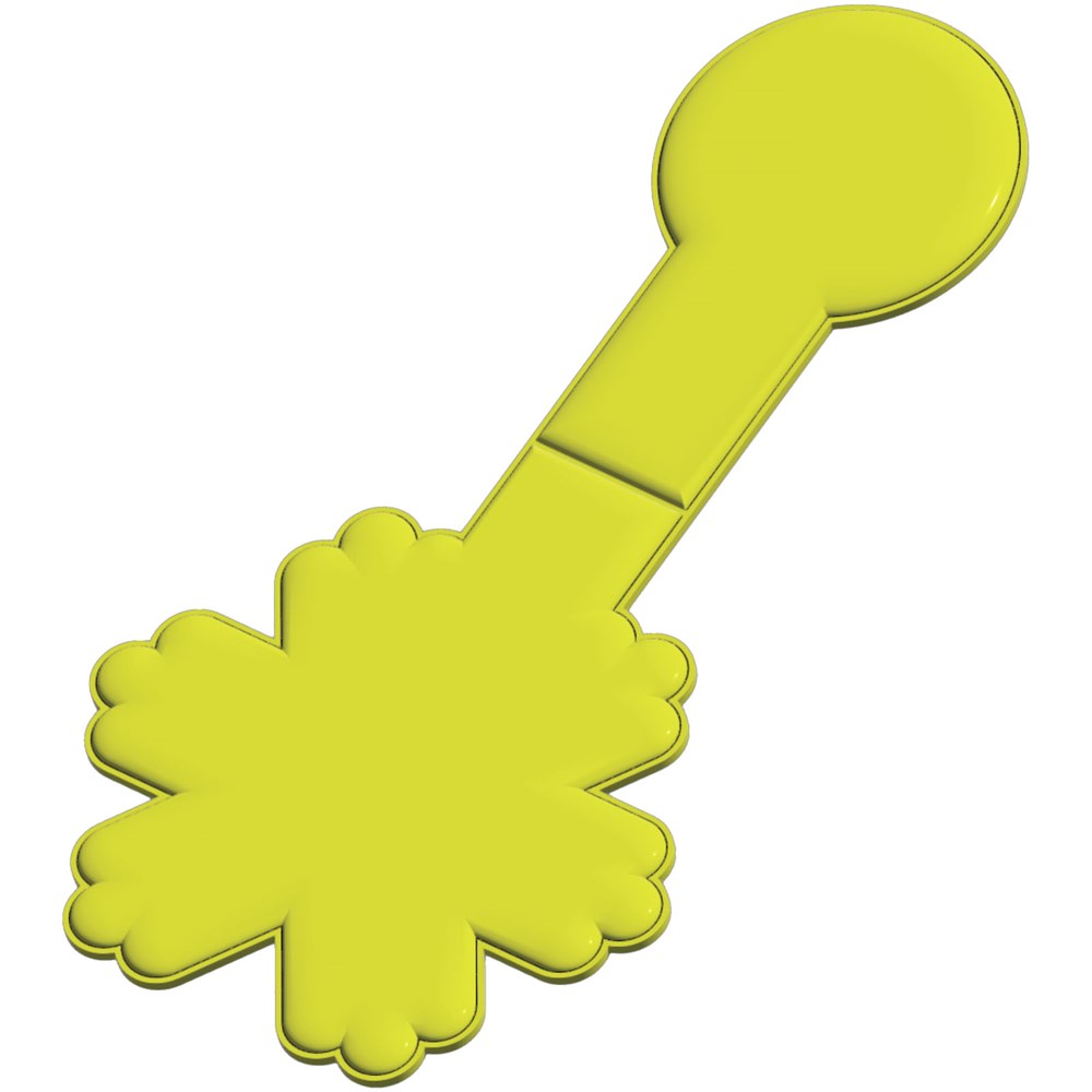 RFX™ M-10 Reflektierender TPU-Magnet Schneeflocke 