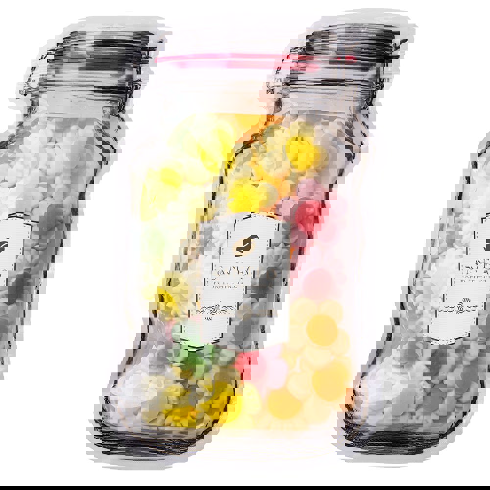 Briefkasten-"Weckglas" maxi mit Süßigkeiten - Transparant