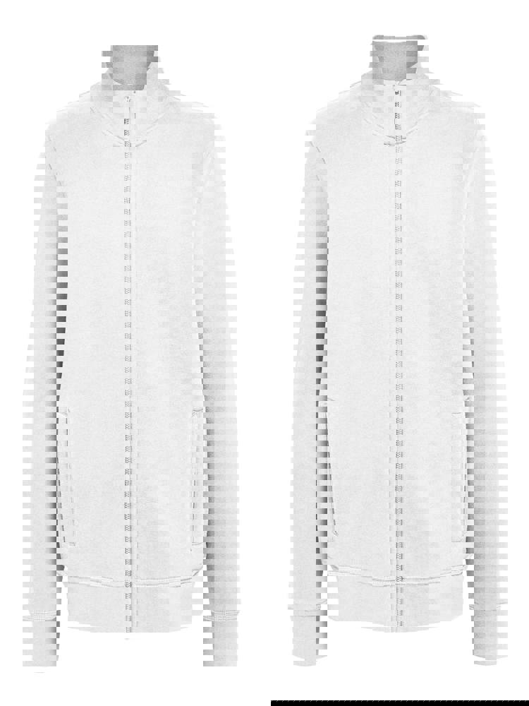 BS Harlem Pullover mit durchgehendem Reißverschluss, 280 gr/m² - Weiß (WHITE)