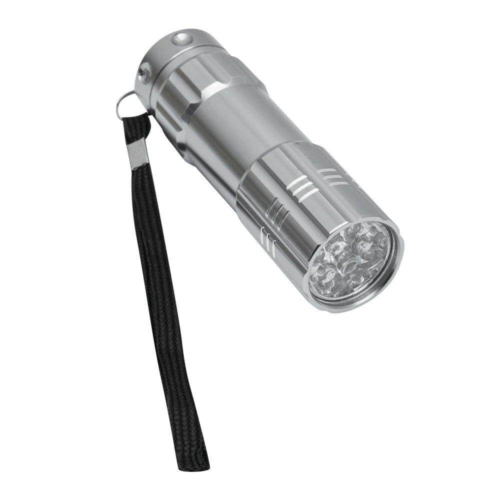POWERFUL - LED-Taschenlampe - silber