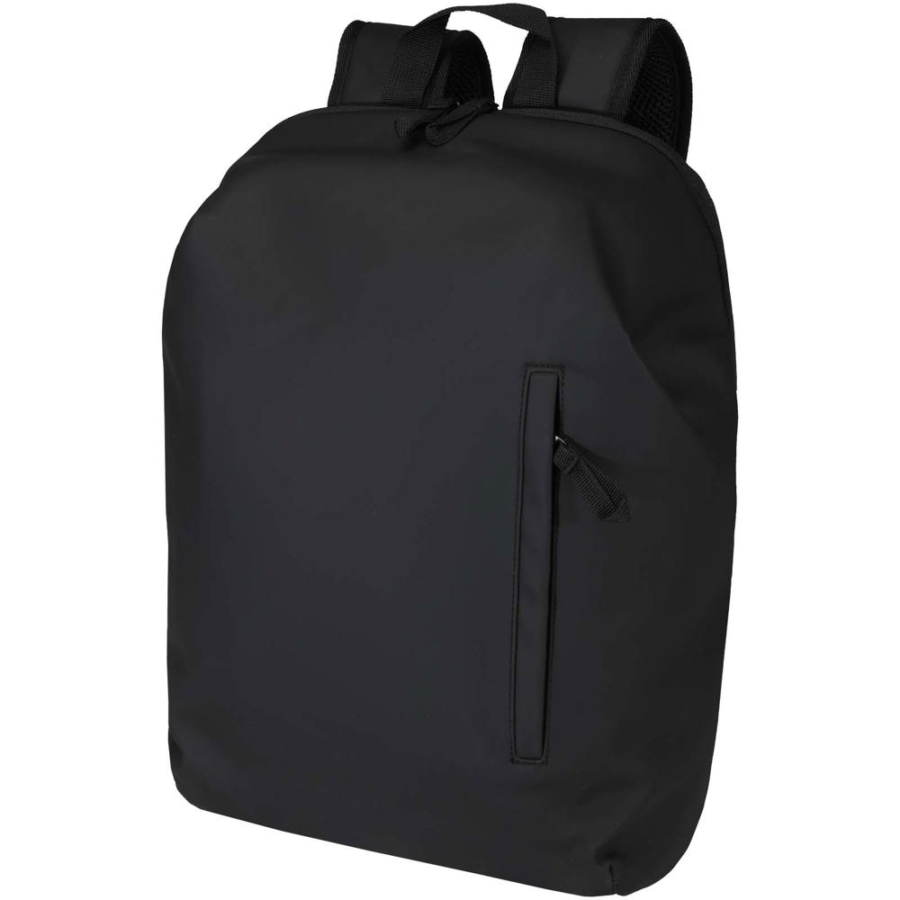 Resi Plus 15" GRS recycelter diebstahlsicherer Rucksack 18L - Schwarz