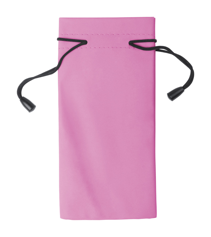 Stringa - Sonnenbrillen-Etui - pink/schwarz