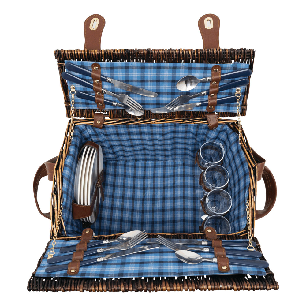 SUMMERTIME - Weiden-Picknickkorb