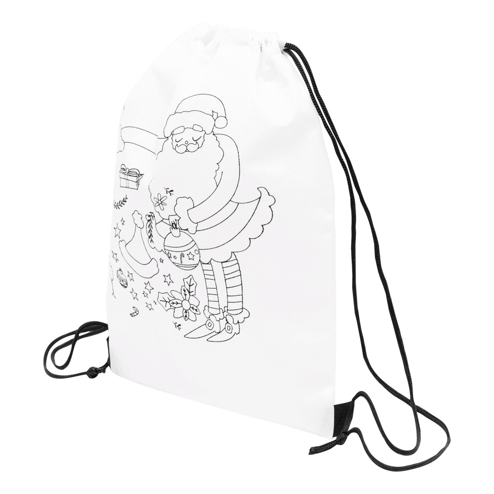 COLOURFUL SNOWMAN - Bemalbarer Turnbeutel - COLOURFUL SANTA