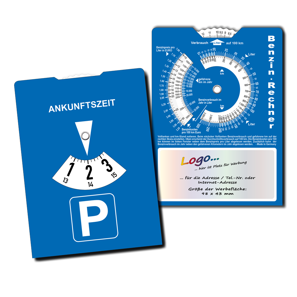 Parkscheibe (AT) Benzinverbrauchsrechner