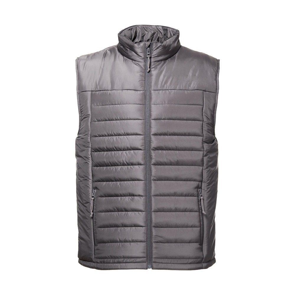 THC CLOUD. Gefütterte Weste (unisex) - grau