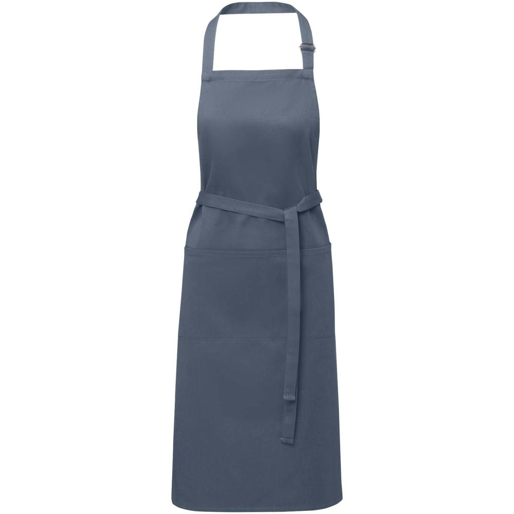 Andrea 240 g/m² Schürze mit verstellbarem Nackenband - Hale Blue