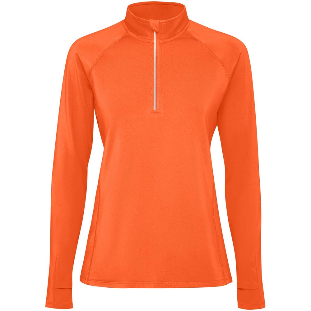 Estambul Half-Zip Sweatshirt für Damen - Fire orange