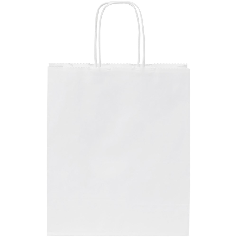Kraftpapiertasche 80 g/m² mit gedrehten Griffen – 18 × 8 × 21 cm