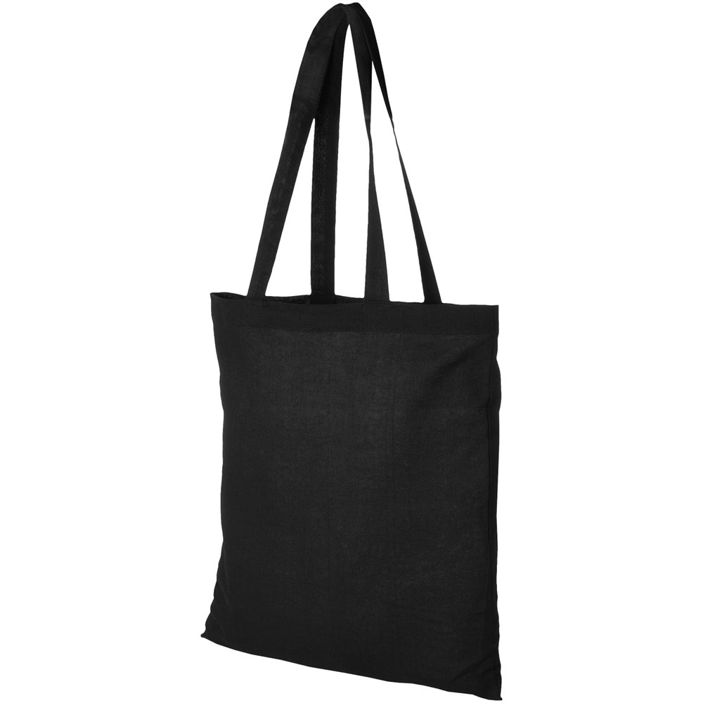 Peru 180 g/m² Baumwoll Tragetasche 7L - Schwarz