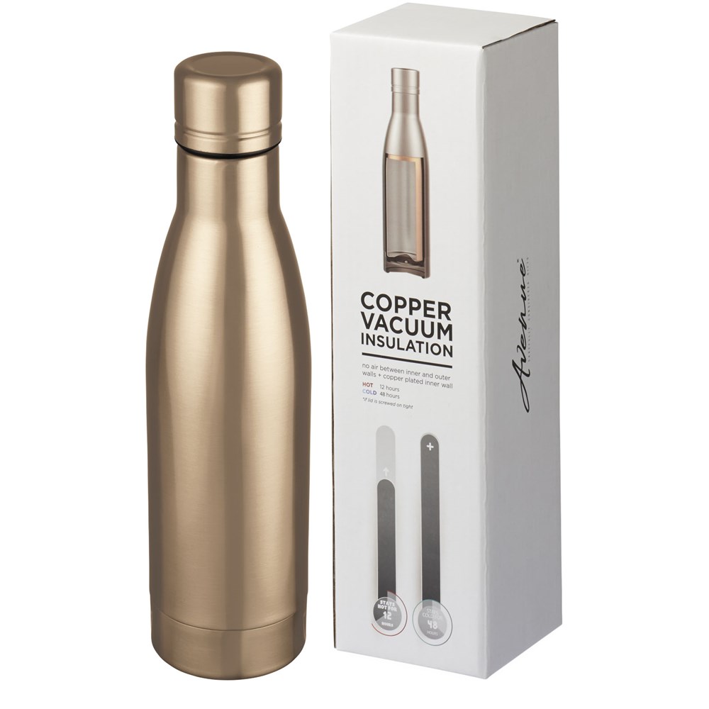 Vasa 500 ml Kupfer-Vakuum Isolierflasche - roségold