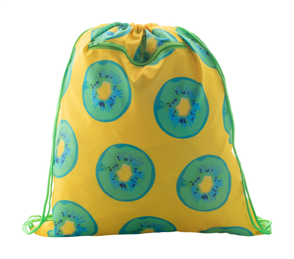 CreaDraw Zip - Individueller Turnbeutel - grün/weiß