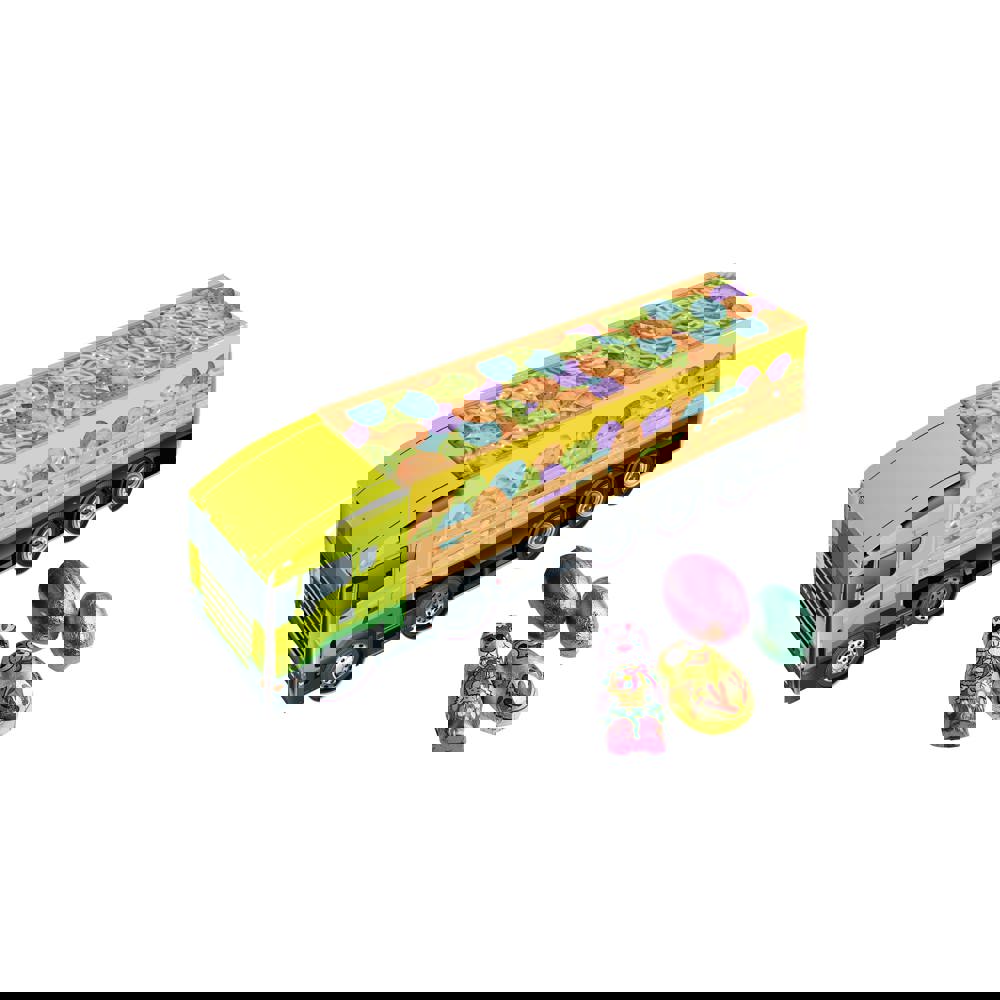 Medium Lkw mit Osterschokolade - weiß