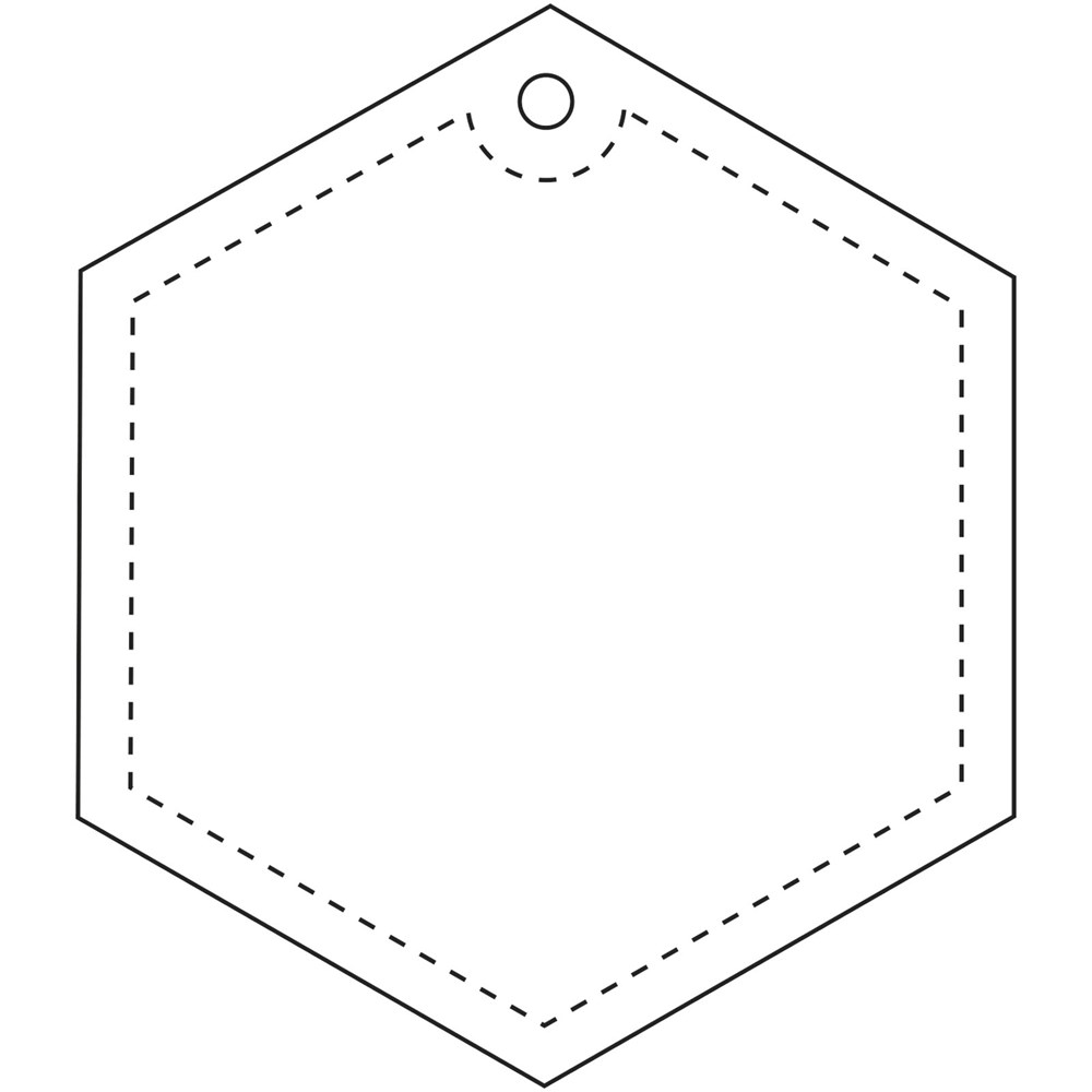 RFX™ H-12 sechseckiger reflektierender TPU-Anhänger