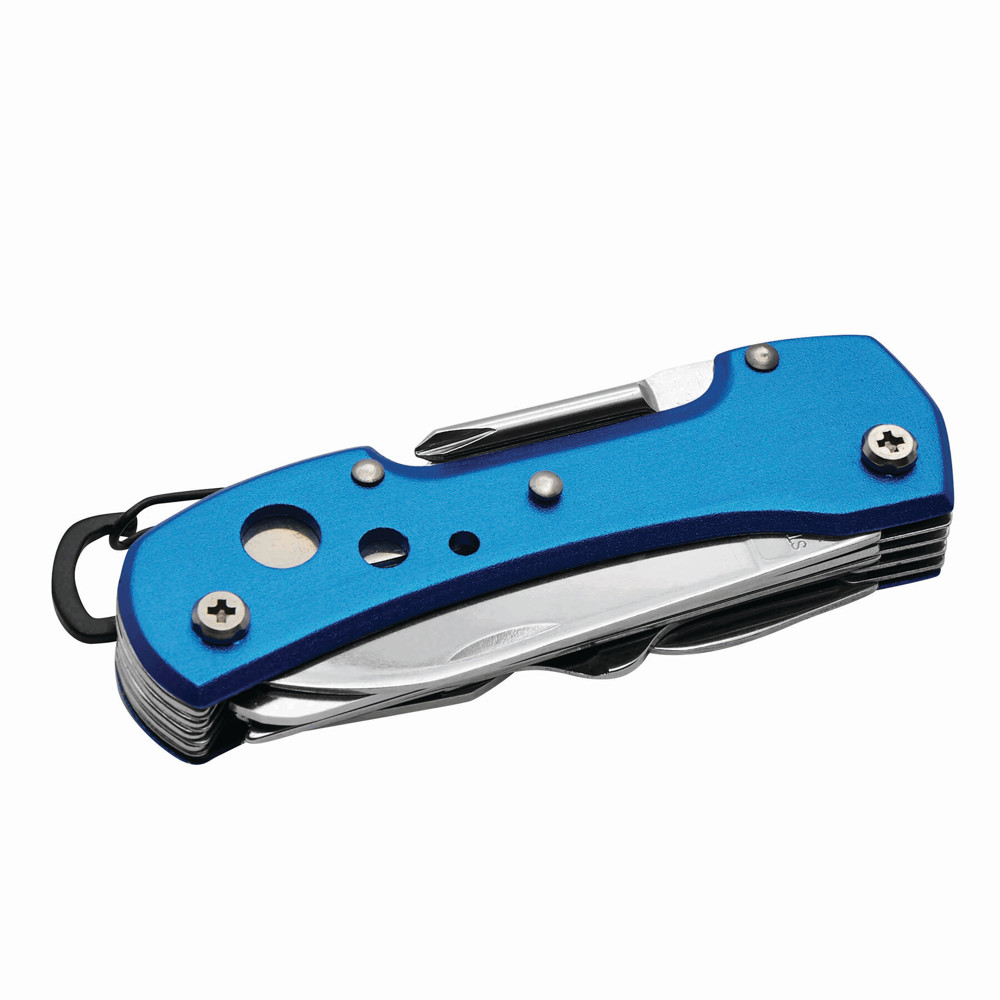 STRONG HELPER - Taschenmesser, 12-teilig - blau