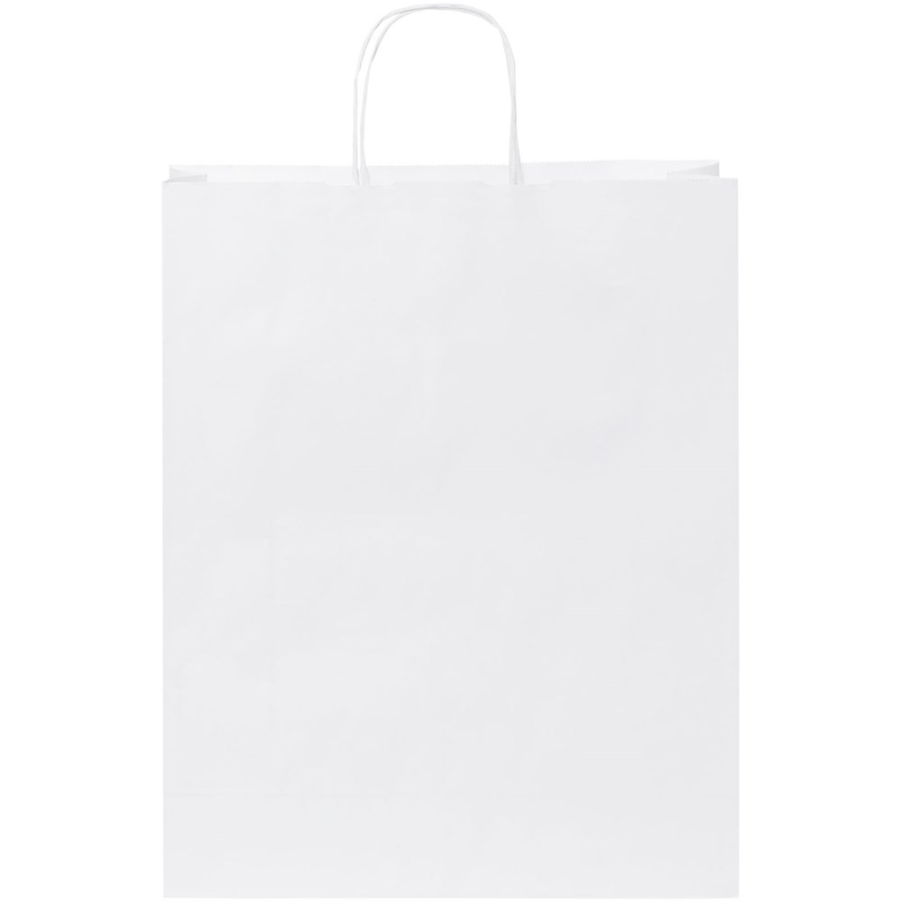 Kraftpapiertasche 80-90 g/m² mit gedrehten Griffen – 32 × 12 × 40 cm