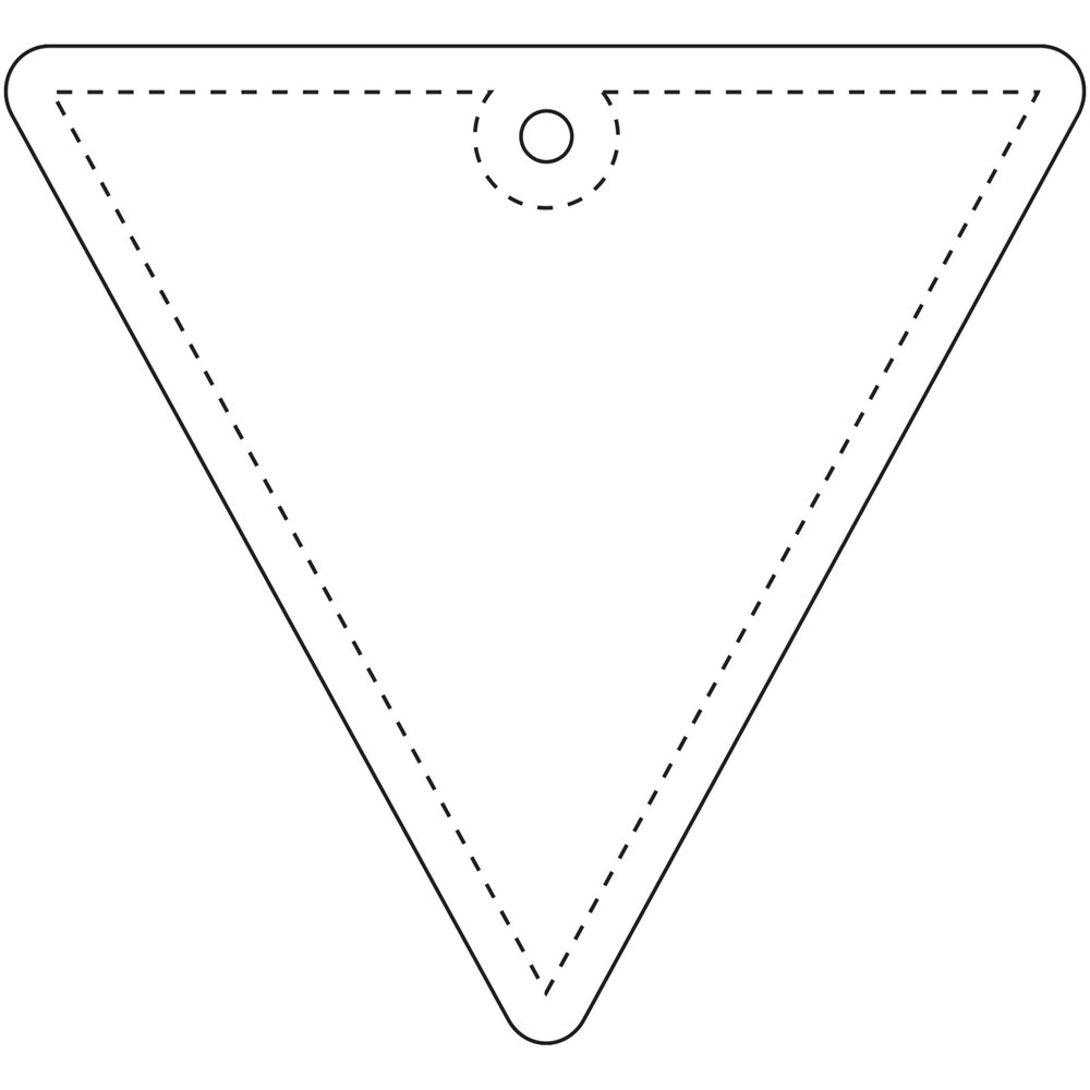 RFX™ H-12 reflektierender PVC-Anhänger Dreieck