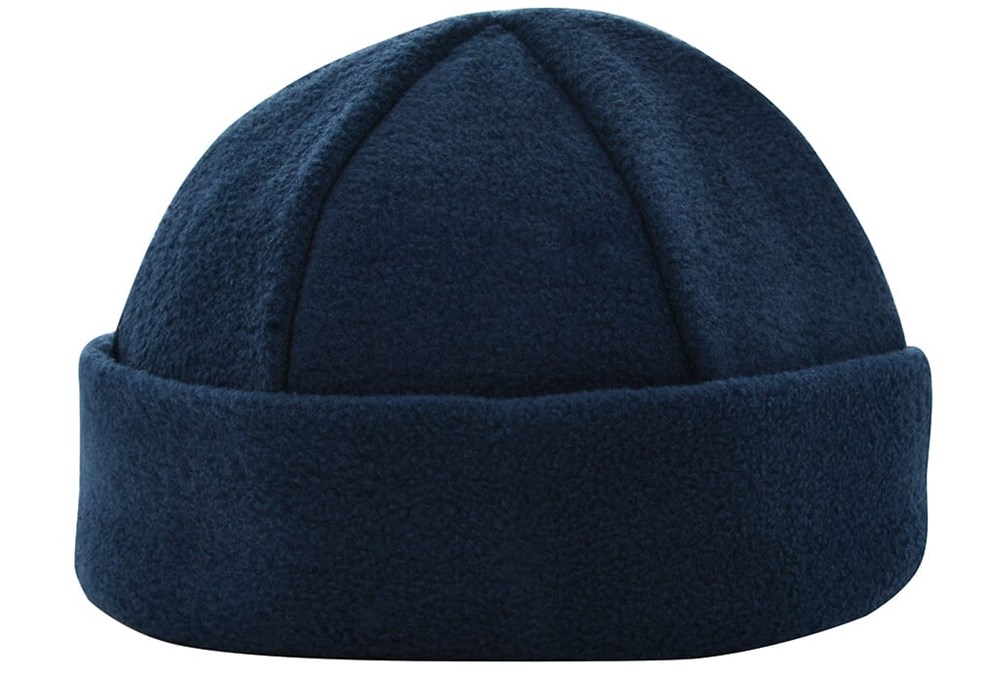 6 Panele Fleece Wintermütze - Navy (PMS 533c) / Navy