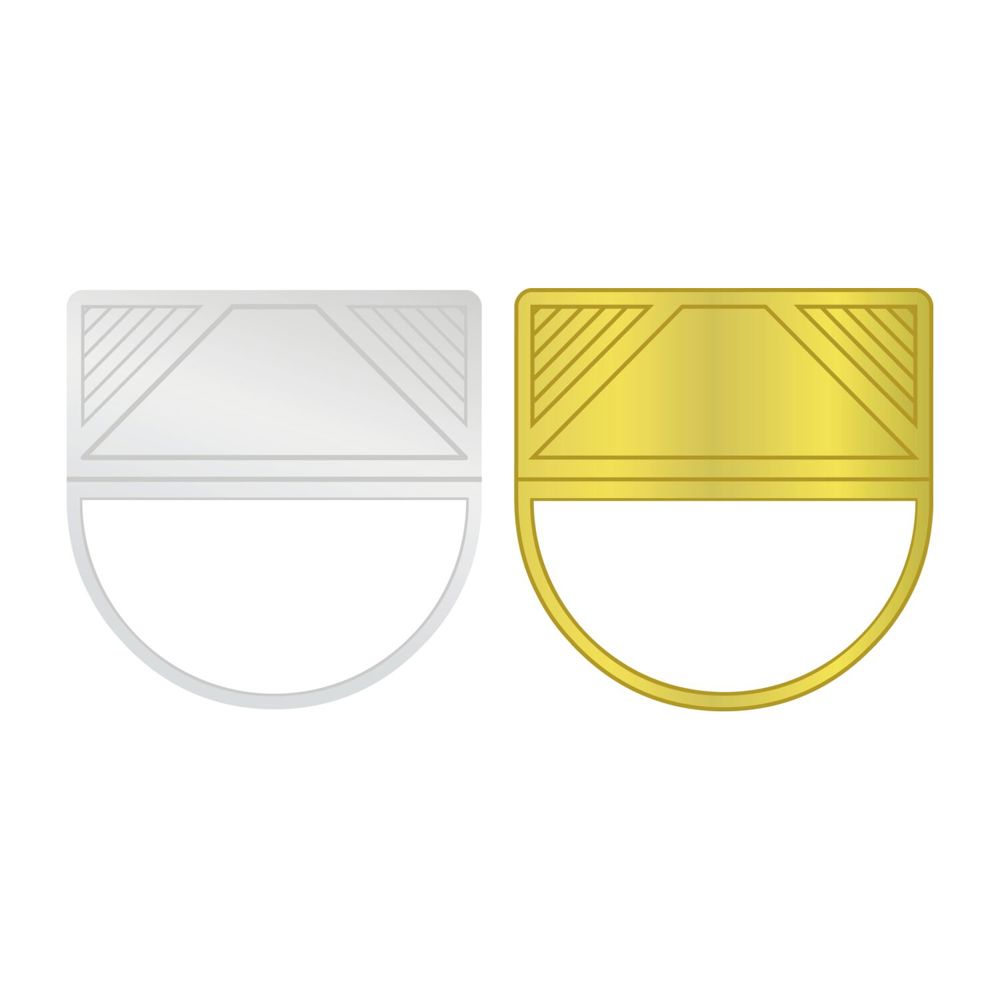 ROMINOX® Eckenklammer Corner Snap in Silber, idealer Mailingartikel für Dokumente, Büroklammer mit bis zu 10 Seiten Klemmkraft