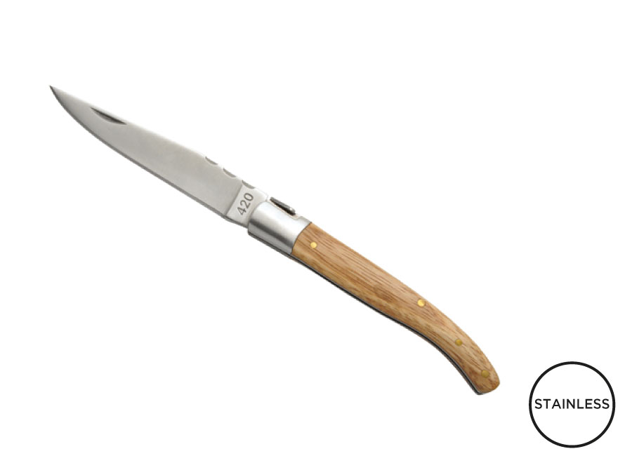 Taschenmesser 'Tradition', 11cm, Zebranoholz (etui)