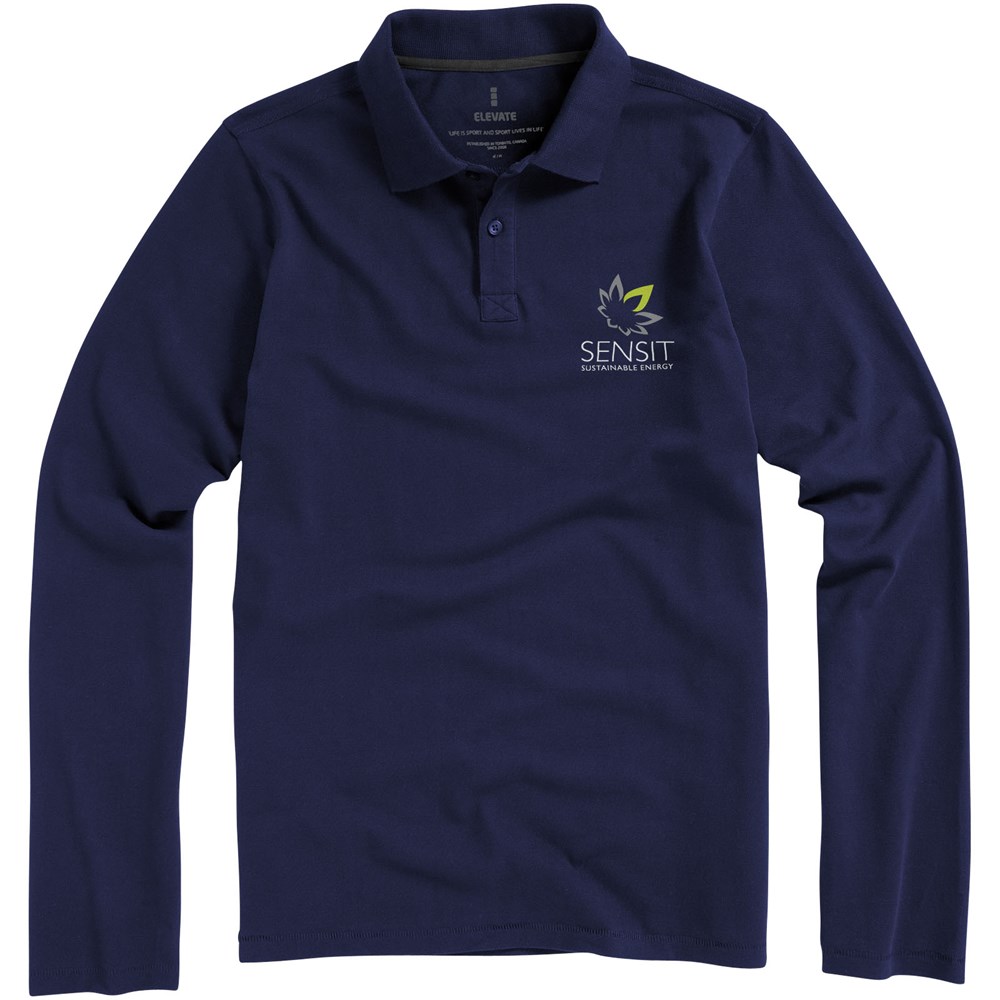 Oakville Langarm Poloshirt für Herren
