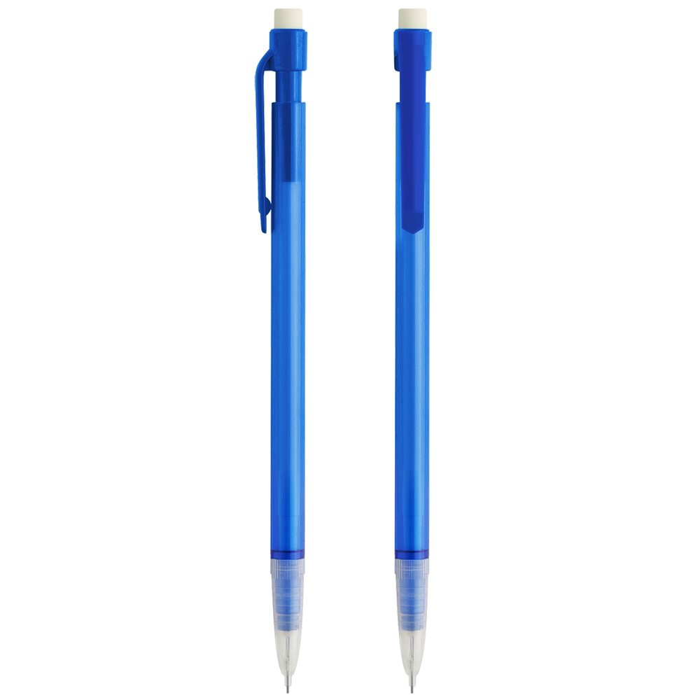 Druckbleistift "Pan" - blau-transparent