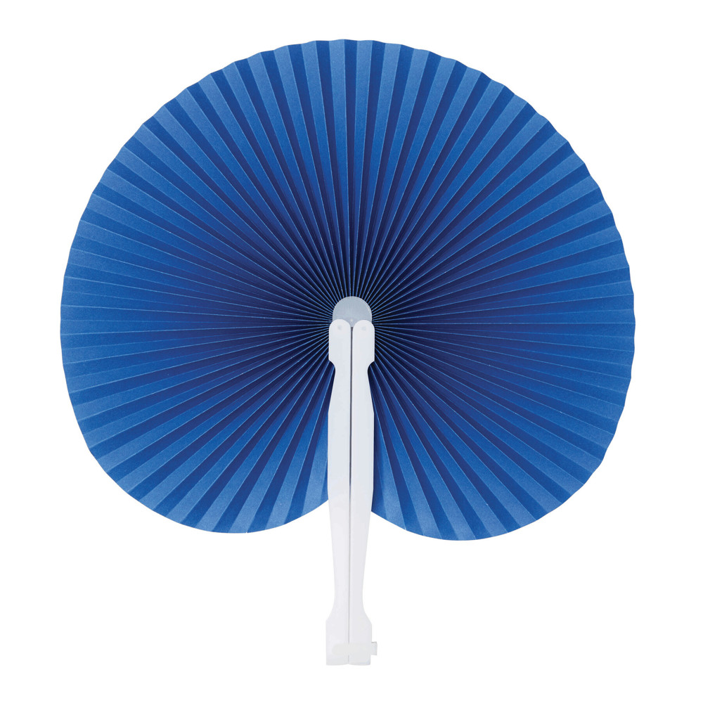 PEACOCK - Faltbarer Fächer - dunkelblau